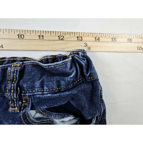 Old Navy Boys Jeans Size 18 Skinny Adjustable Waist Dark Wash - Picture 3 of 8